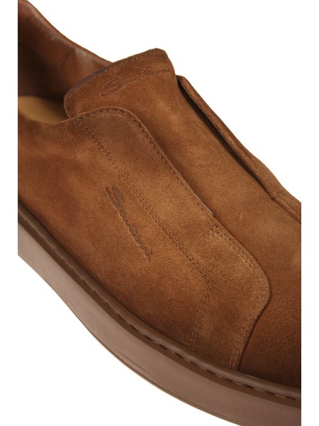 Scarpa Santoni Slip-On Cuoio